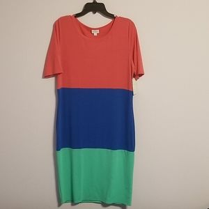 Lularoe Julia knee length dress